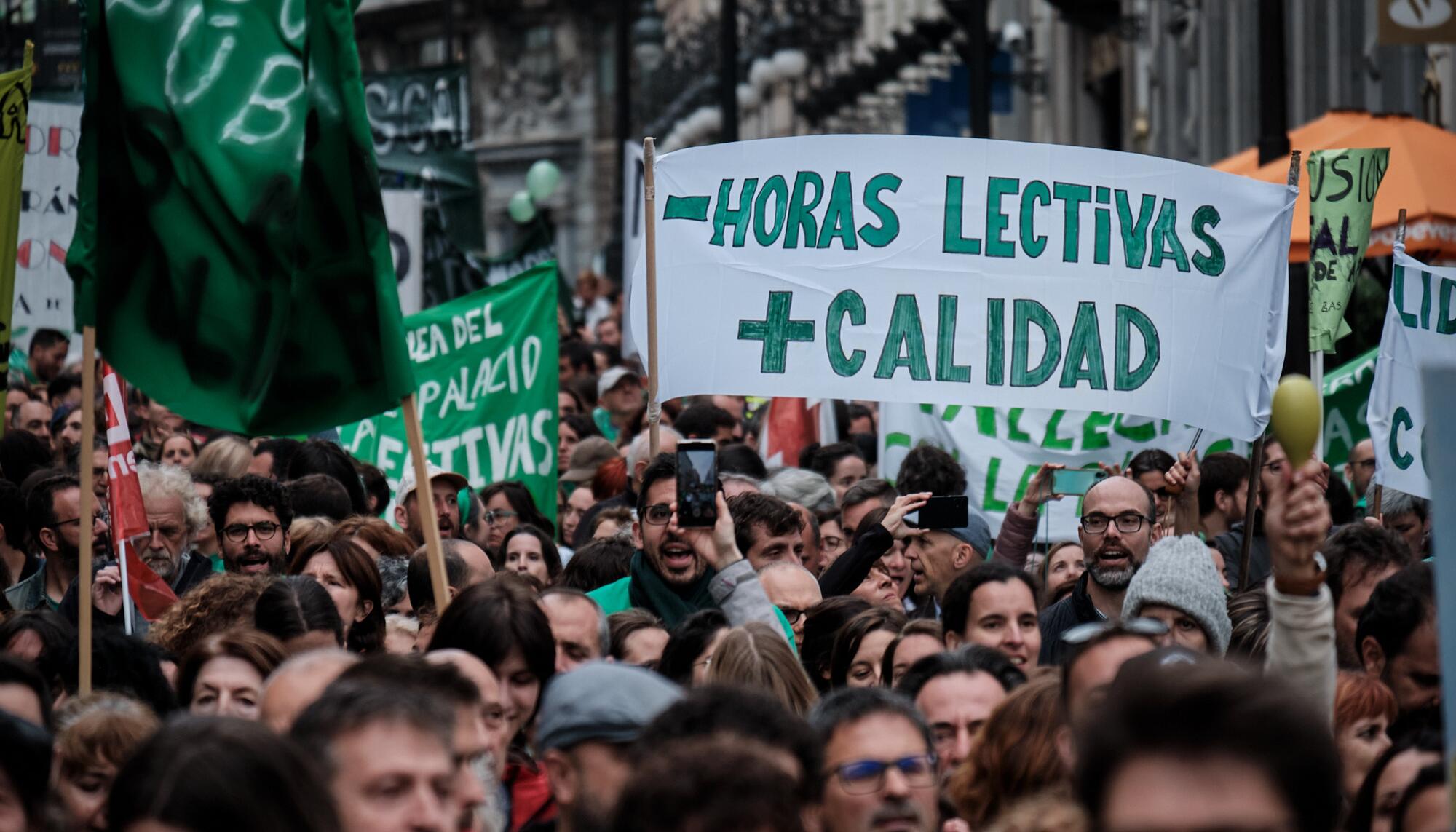 Huelga de profesores 22.05 - 9